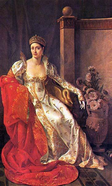 Marie-Guillemine Benoist Portrait of Elisa Bonaparte, Grand Duchess of Tuscany.